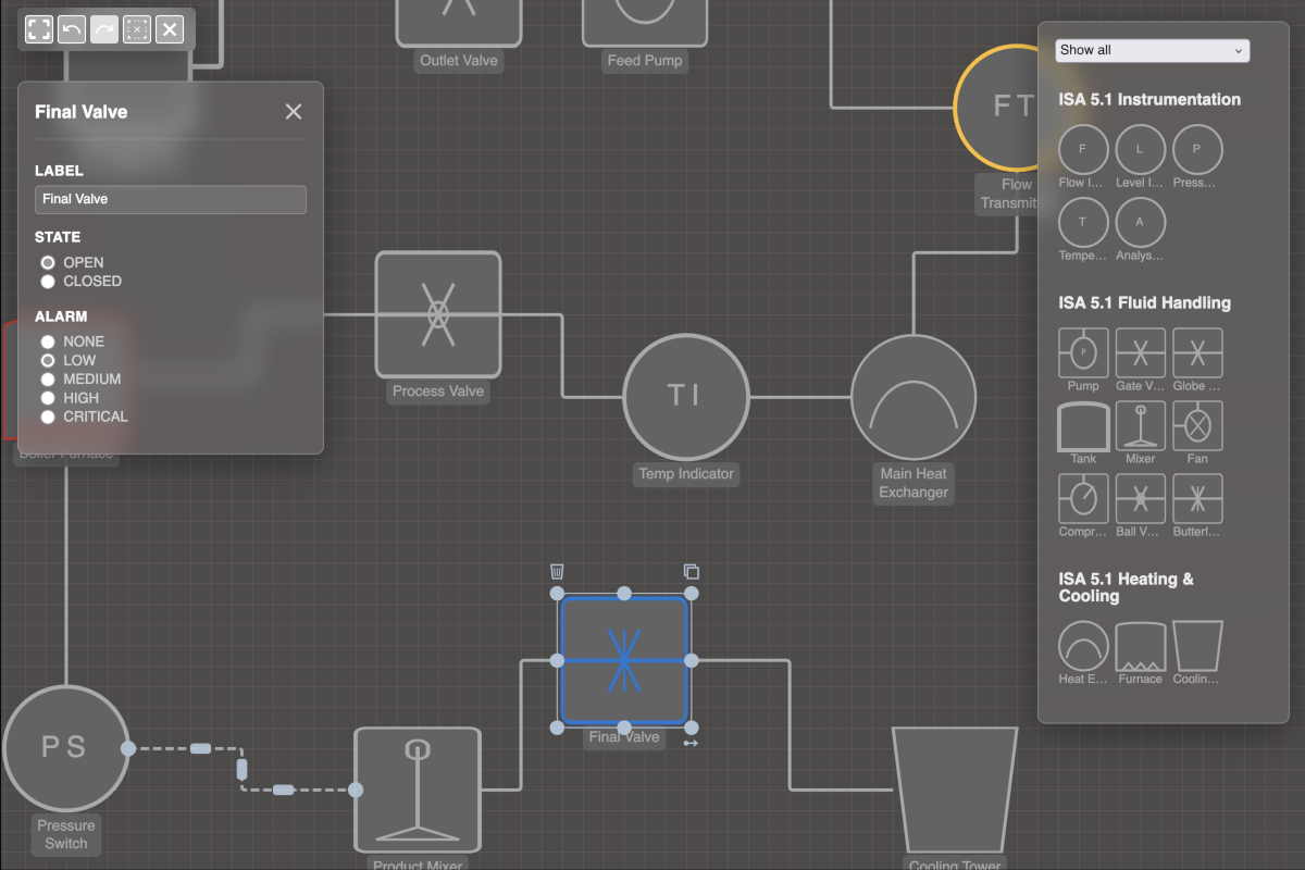 VisuallyJs - industry standard diagramming and rich visual UI Javascript and Typescript library