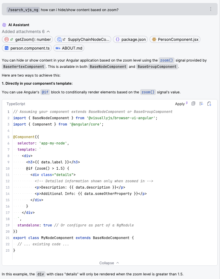 Hide/show content MCP