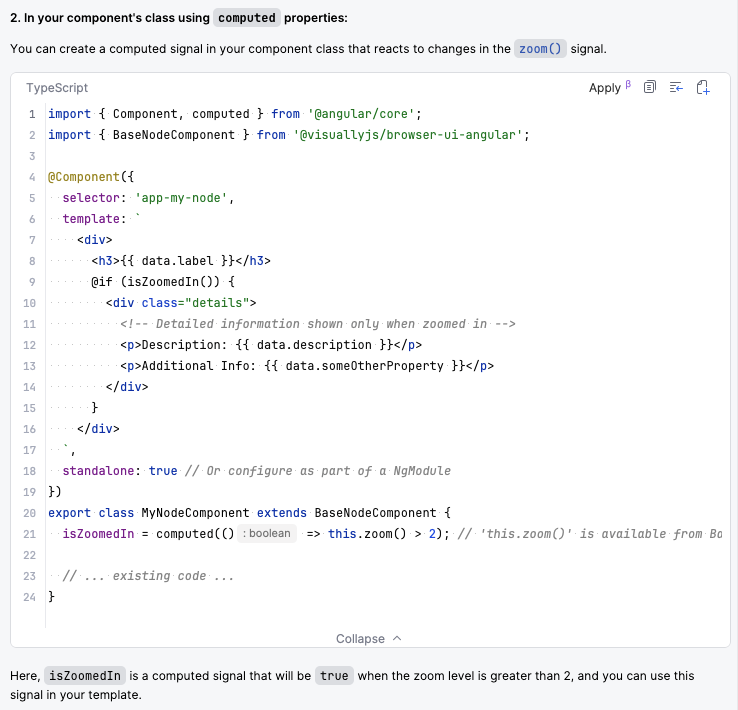 Hide/show content MCP