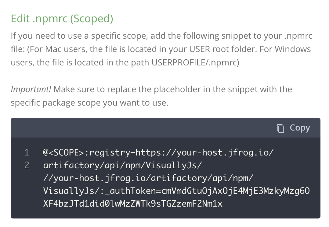 Remote repository connect