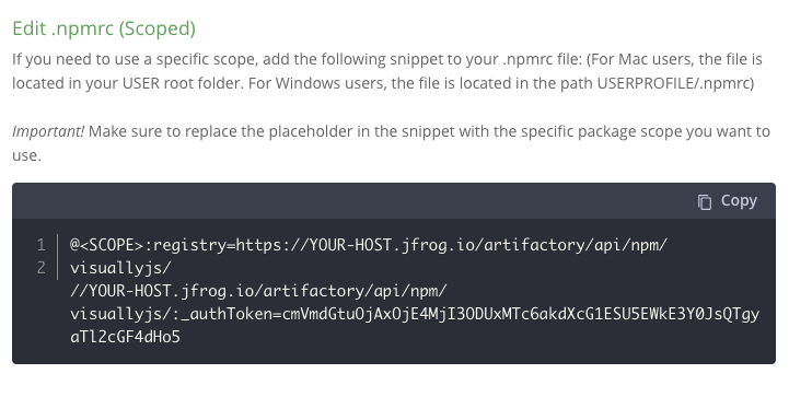 Remote repository connect